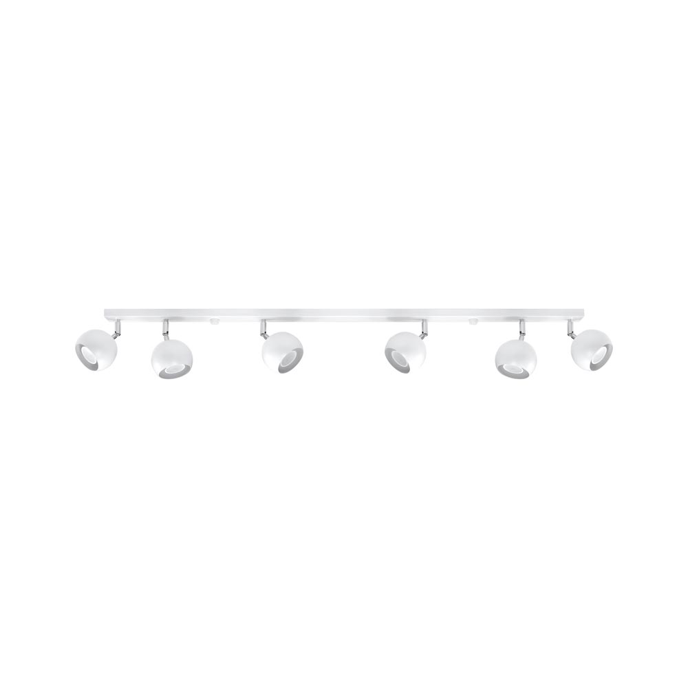 Aplique de techo OCULARE 6L blanco, GU10