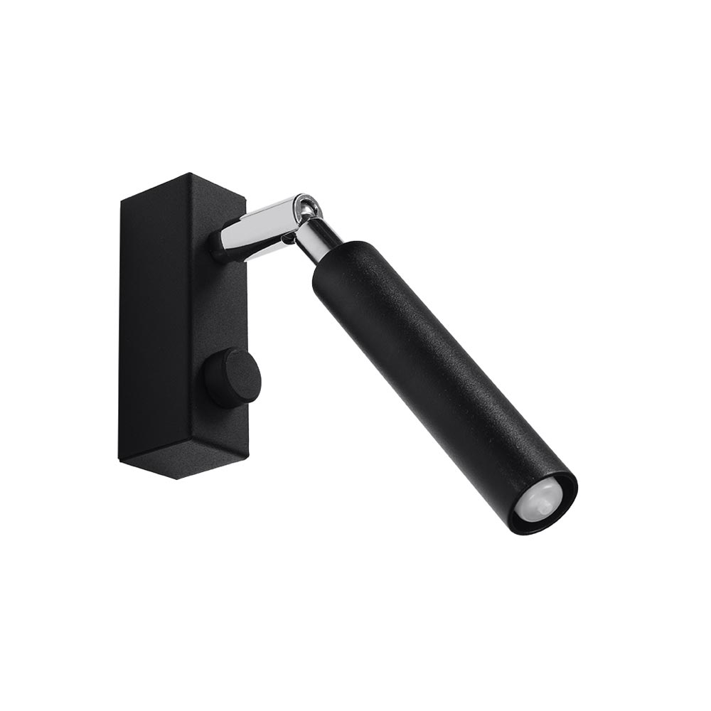 Aplique de pared EYETECH 1 negro, G9