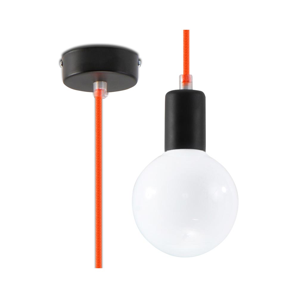 Lámpara de techo EDISON orange