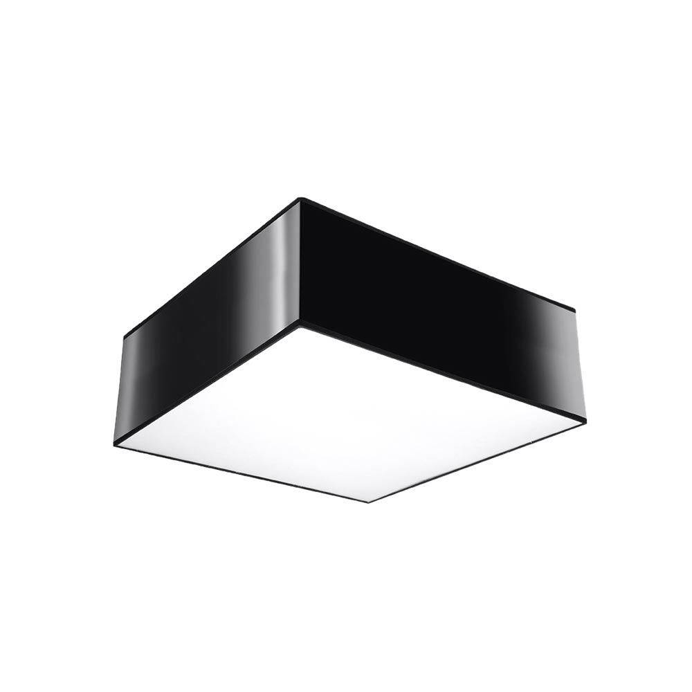 Plafón HORUS negro, E27