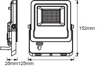 Foco Proyector LED Ledvance "Smart"   20W 1600Lm 3000K 100º IP65 Regulable