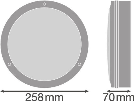 Aplique LED Ledvance   10W 800Lm 3000K 120º IP65