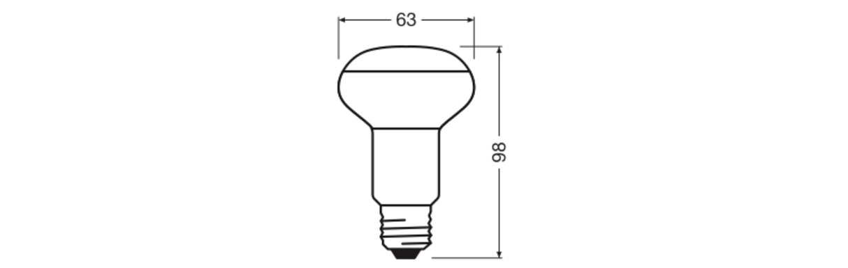 Ledvance/Osram Bombilla LED Spot E27 4,9W 345Lm 2700K 36º IP20 Regulable