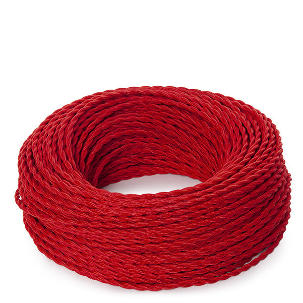 Cable Trenzado 2x0,75 Rojo