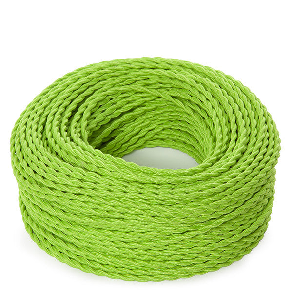 Cable Trenzado 2x0,75 Verde Menta