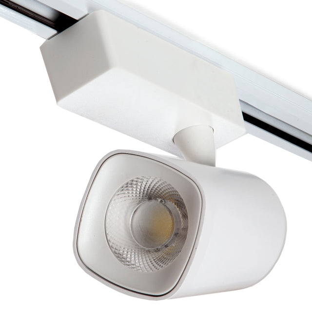 Foco Carril LED Monofásico Amancio 30W 2700Lm 30.000H Blanco