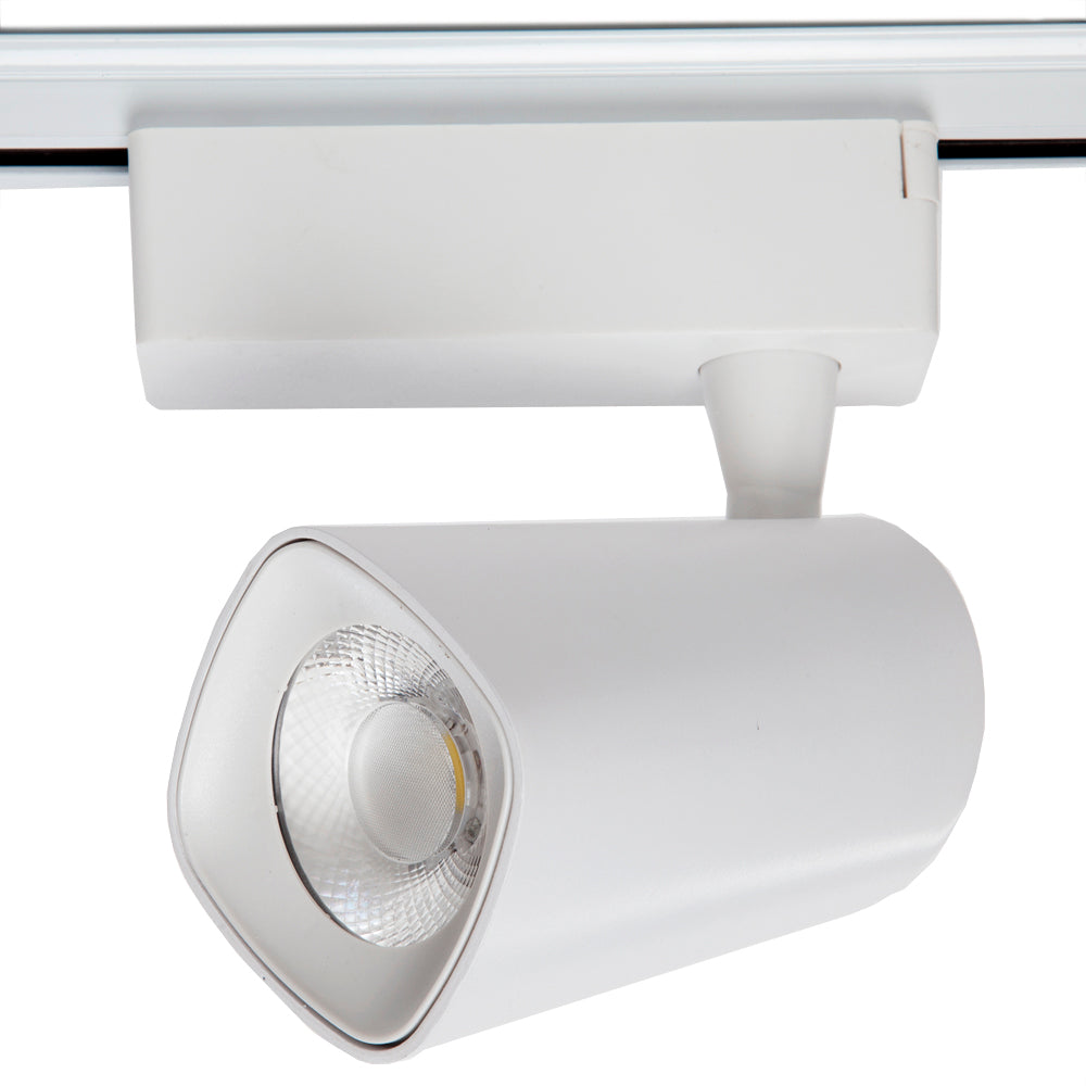 Foco Carril LED Monofásico Amancio 30W 2700Lm 30.000H Blanco