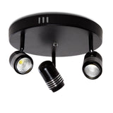 Aplique LED COB 9W 2430Lm Negro Arianna