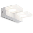 Aplique de Pared LED 2X5W 1000Lm Blanco Isabella