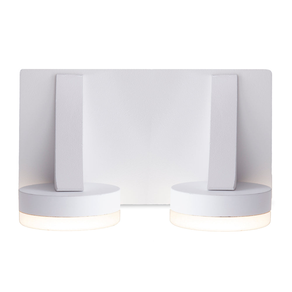 Aplique de Pared LED 2X5W 1000Lm Blanco Ava