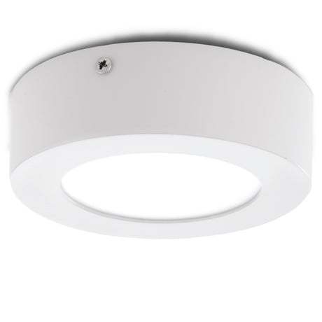 Plafón LED Circular Superficie Ø120Mm 6W 470Lm 30.000H