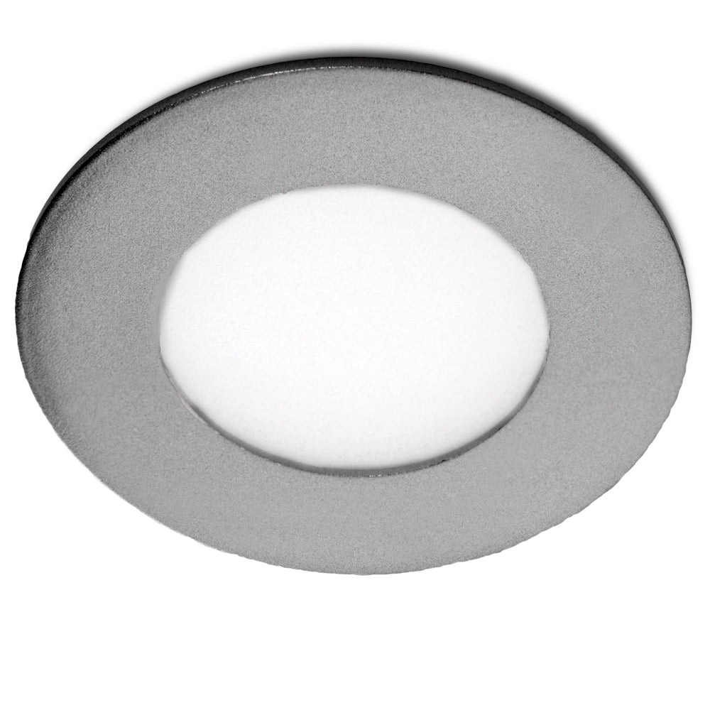 Placa de LEDs Circular Marco Plateado 90Mm 3W 230Lm 30.000H