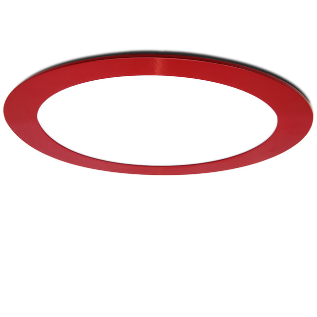 Placa de LEDs Circular Marco Rojo 225Mm 18W 1380Lm 30.000H