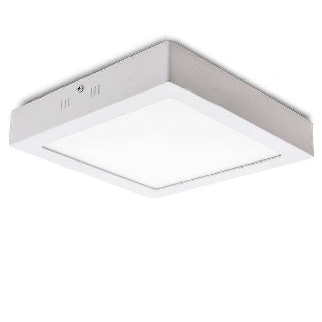 Plafón LED Cuadrado Superficie 300Mm 24W 1900Lm 30.000H