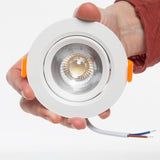 Foco Downlight  Circular LED COB 7W 630Lm 30.000H