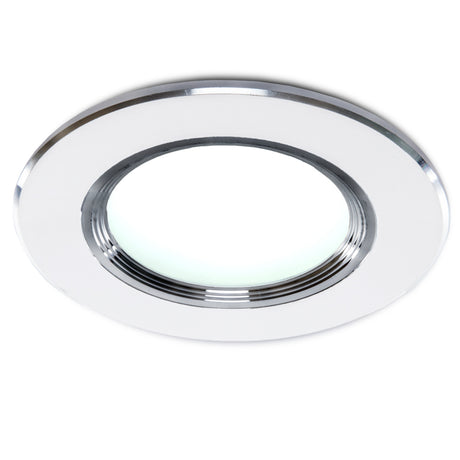 Foco Downlight  LED Ø100Mm Aro Plateado 5W 370-400Lm 30.000H