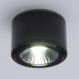 Downlight de LEDs de Superficie COB Circular Cuerpo Negro  Ø68mm 5W 450Lm 30.000H