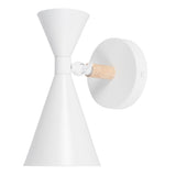 Aplique de Pared navideño "Lexi" Acero 1xE27 Blanco Sin Bombilla [SKD-W002-W]