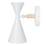 Aplique de Pared navideño "Lexi" Acero 1xE27 Blanco Sin Bombilla [SKD-W002-W]