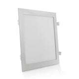 Placa de LEDs Cuadrada Marco Color Plata 300mm 25W 2180Lm 30.000H