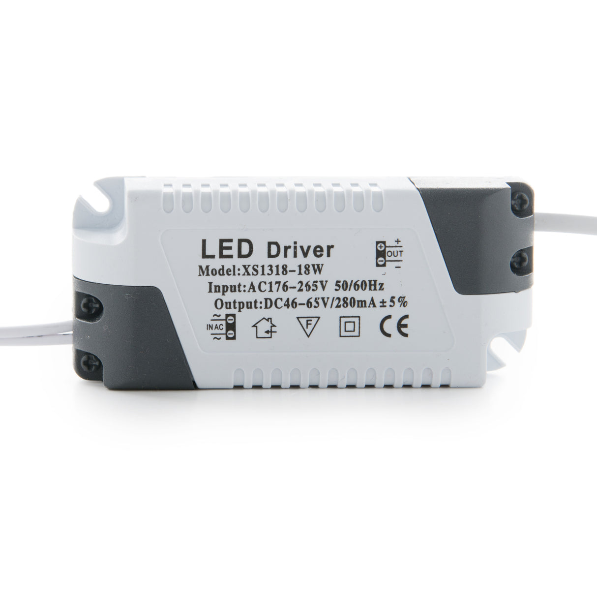 Downlight de LEDs Cuadrado de LEDs con Cristal 200x200mm 18W 1500Lm 30.000H