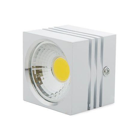 Downlight de LEDs de Superficie COB Cuadrado  Cuerpo Blanco 57x57mm 3W 270Lm 30.000H