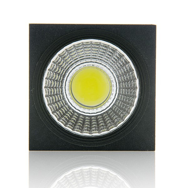 Downlight de LEDs de Superficie COB Cuadrado Cuerpo Negro 57x57mm 3W 270Lm 30.000H