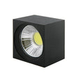 Downlight de LEDs de Superficie COB Cuadrado Cuerpo Negro 57x57mm 3W 270Lm 30.000H