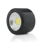 Downlight de LEDs de Superficie COB Circular Cuerpo Negro  Ø68mm 5W 450Lm 30.000H