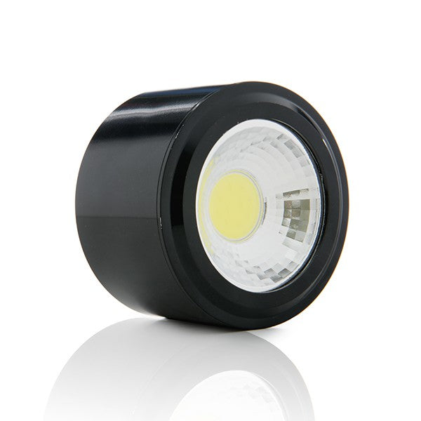 Downlight de LEDs de Superficie COB Circular Cuerpo Negro  Ø68mm 5W 450Lm 30.000H