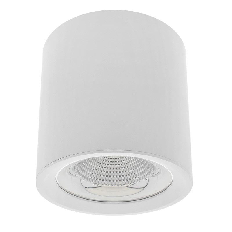 Aplique de techo FADO 35W es un foco Led de altas prestaciones con chip led CREE y driver 0-10V regulable. Para la iluminación general de todo tipo de ambientes. De estilo minimalista fabricado en aluminio de alta calidad y lacado en color blanco mate.