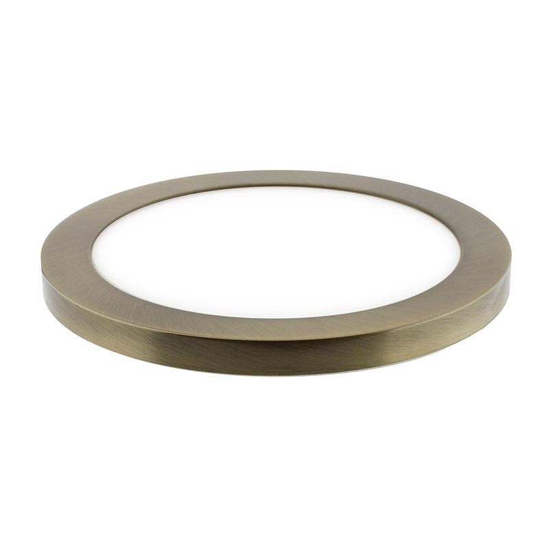 Aro opcional metálico en color BRONCE para adaptar fácilmente mediante sistema magnético a la luminaria MAGNET BOL 18W