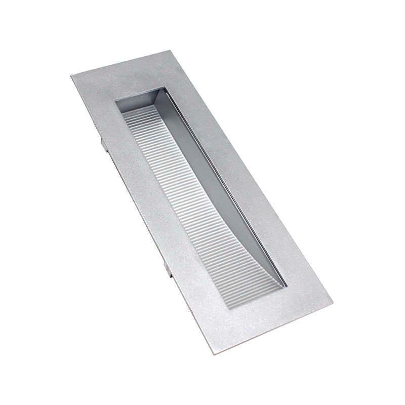 Empotrable led para zonas de paso. Aplique de diseño moderno y minimalista en aluminio. Baliza de señalizamiento para paredes y muros, pasillos, cocinas, escaleras o ascensores.