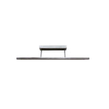 Luminaria led minimalista de acero inoxidable para la iluminación de cuadros. Emite una cortina de luz fría sin emisión de calor y gran eficiencia. Ideal para combinar diferentes tipos de iluminación en estancias, pasillos, baños, entradas o recibidores.