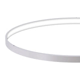 Kit que incluye perfil circular de aluminio y cubierta de silicona opal. Para fabricar espectaculares luminarias LED con múltiples opciones de instalación. Lacado en color blanco mate.