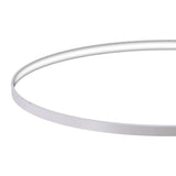 Kit que incluye perfil circular de aluminio y cubierta de silicona opal. Para fabricar espectaculares luminarias LED con múltiples opciones de instalación. Lacado en color blanco mate.