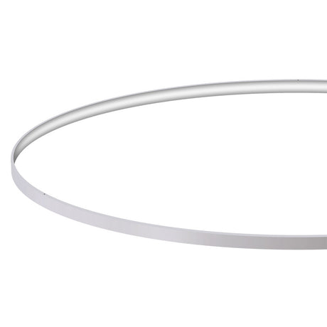 Kit que incluye perfil circular de aluminio y cubierta de silicona opal. Para fabricar espectaculares luminarias LED con múltiples opciones de instalación. Lacado en color blanco mate.
