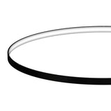 Kit que incluye perfil circular de aluminio y cubierta de silicona opal. Para fabricar espectaculares luminarias LED con múltiples opciones de instalación. Lacado en color negro mate.