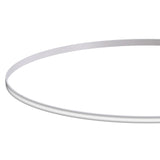 Kit que incluye perfil circular de aluminio y cubierta de silicona opal. Para fabricar espectaculares luminarias LED con múltiples opciones de instalación. Lacado en color blanco mate.