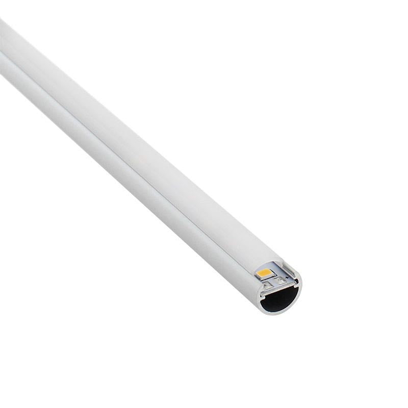 Tubo Aluminio de 1 metro de longitud para la composición de iluminación modular de vitrinas VITRA.