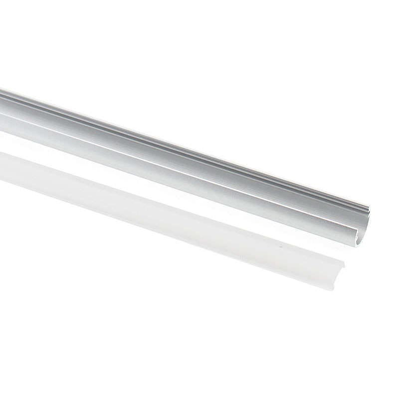 Tubo Aluminio de 1 metro de longitud para la composición de iluminación modular de vitrinas VITRA.