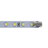 Conector PCB para la composición de iluminación modular de vitrinas VITRA. Permite conectar fácilmente tiras led rígidas sin necesidad de soldaduras.