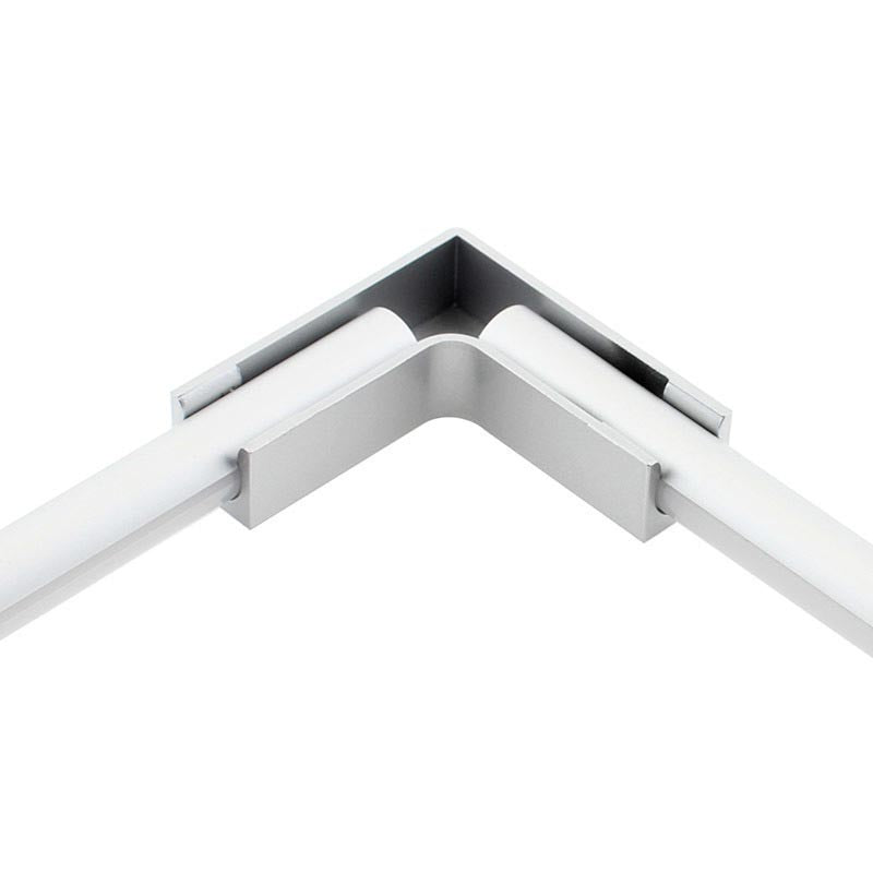 Fijación L para la composición de iluminación modular de vitrinas VITRA.