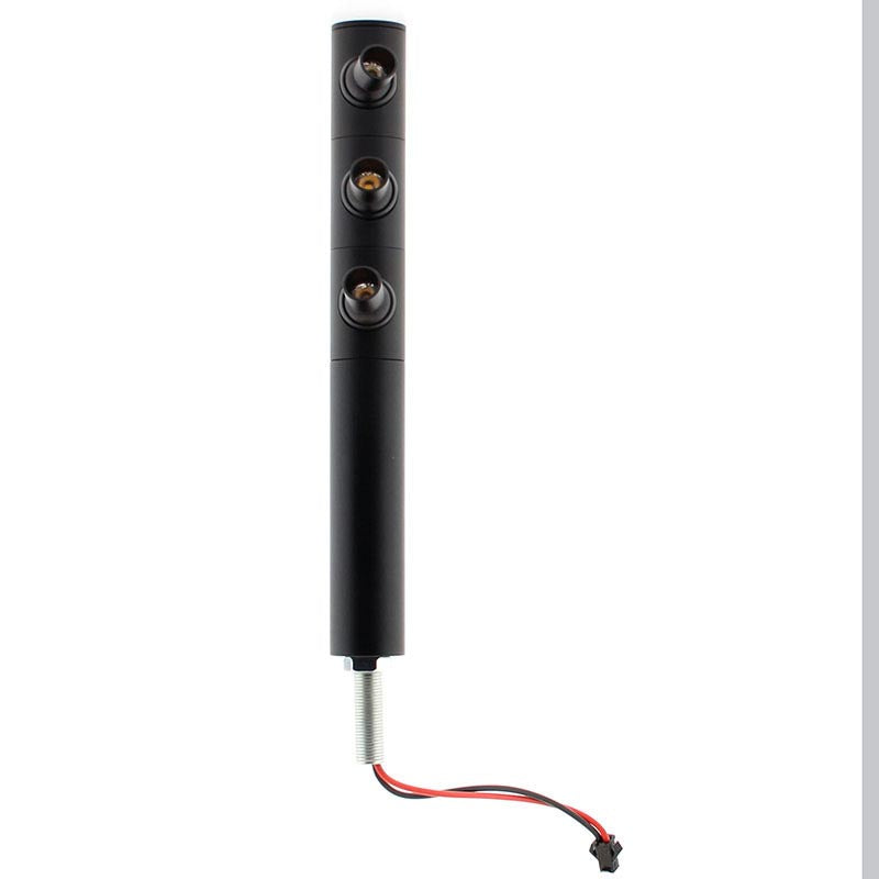 Luminaria de gran calidad que incorpora chip led CREE COB y driver led. Sus tres mini focos pueden ser orientados en cualquier posición para la iluminación de los objetos de la exposición. 