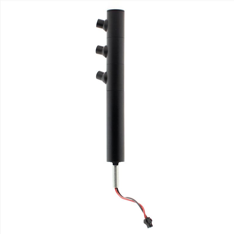 Luminaria de gran calidad que incorpora chip led CREE COB y driver led. Sus tres mini focos pueden ser orientados en cualquier posición para la iluminación de los objetos de la exposición. 