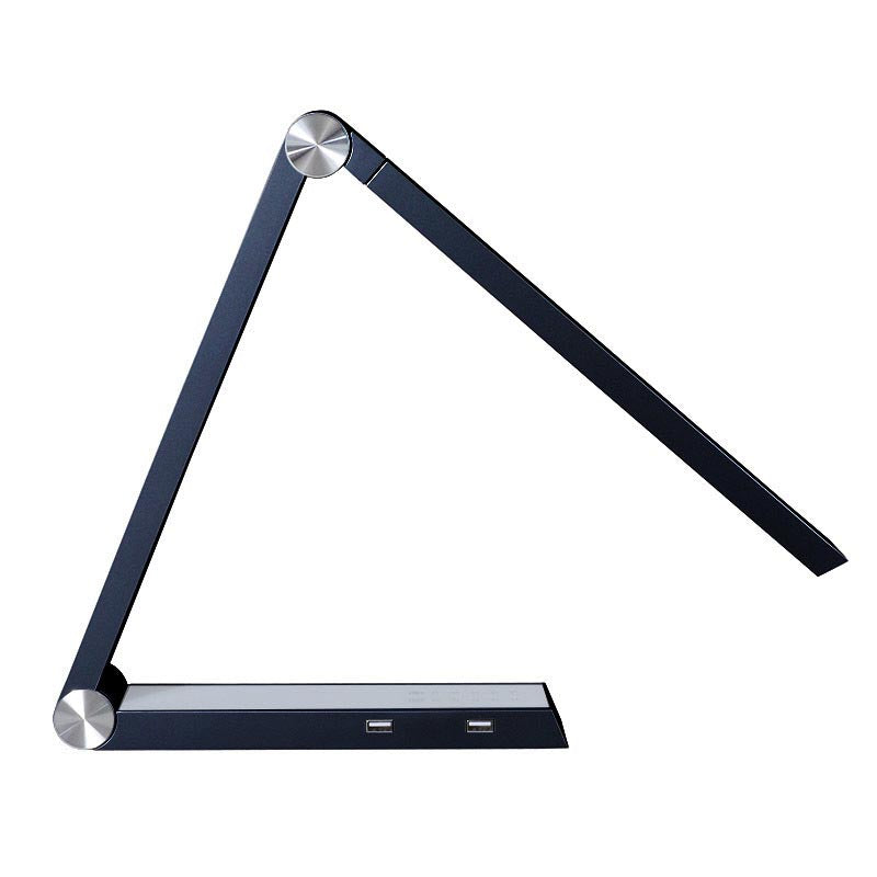 Lámpara de escritorio de diseño exclusivo. Incorpora botonera táctil con selector de intensidad y color de luz. Cargador inalámbrico TI de última generación y conectores USB para la carga de tus dispositivos móviles. Chip Led LG de altas prestaciones. Realizado con materiales de alta calidad, su brazo articulado permite dirigir su haz de luz en cualquier dirección.