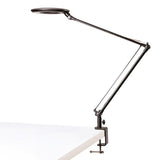 Lámpara led de estudio con brazo articulado que permite dirigir su haz de luz en cualquier dirección. Control táctil con selector de intensidad. Con un diseño clásico y funcional. Realizado con materiales de alta calidad. Incorpora lupa para poder utilizarlo en trabajos de precisión.