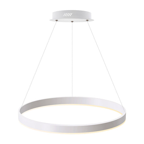 Kit que incluye perfil circular de aluminio y cubierta de metacrilato frost. Para fabricar espectaculares luminarias LED con múltiples opciones de instalación. Lacado en color blanco mate.