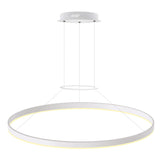 Kit que incluye perfil circular de aluminio y cubierta de metacrilato frost. Para fabricar espectaculares luminarias LED con múltiples opciones de instalación. Lacado en color blanco mate.