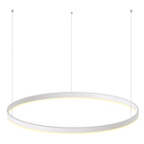 Kit que incluye perfil circular de aluminio y cubierta de metacrilato frost. Para fabricar espectaculares luminarias LED con múltiples opciones de instalación. Lacado en color blanco mate.